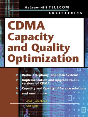 cover image of CDMA Capacity and Quality Optimization